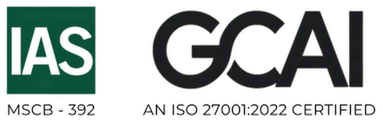 ISO/IEC 27001:2022 certified. Certificate MSCB-392, issued by GCAI, accredited by IAS.